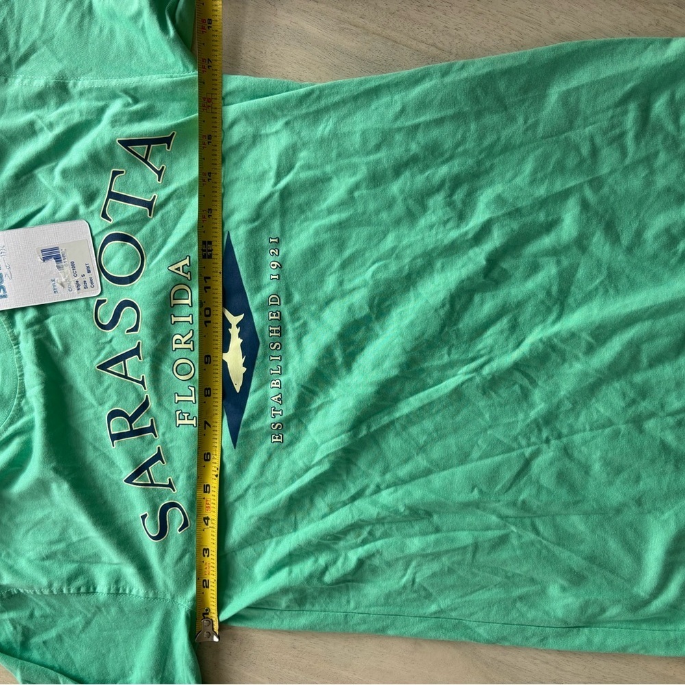 NWT Size Small Sea Green Sarasota Florida T-Shirt - Picture 4 of 5